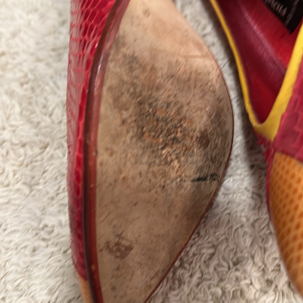 Color block heel - Picture 5 of 6